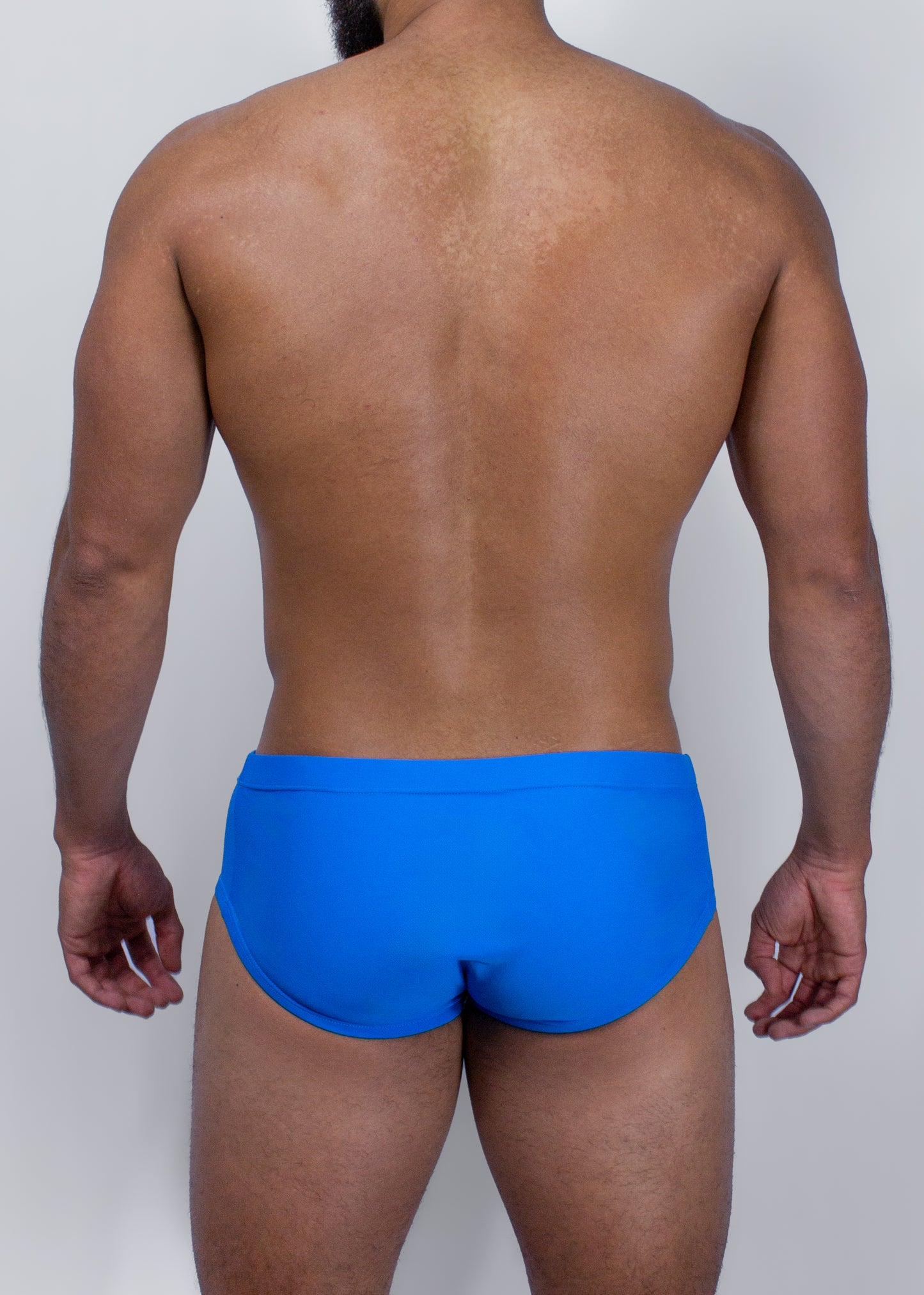BASE BLUE SUARE CUT SWIMSUIT