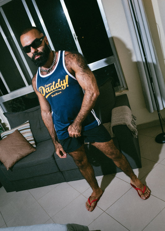 SUPER DADDY BLUE TANK
